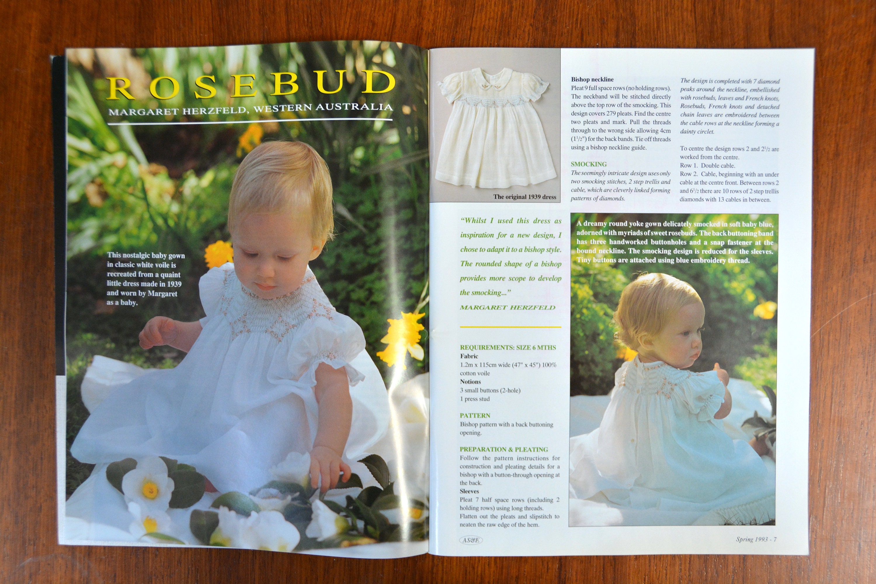 Australian Smocking and Embroidery Issue No. 26 Spring 1993 - Etsy