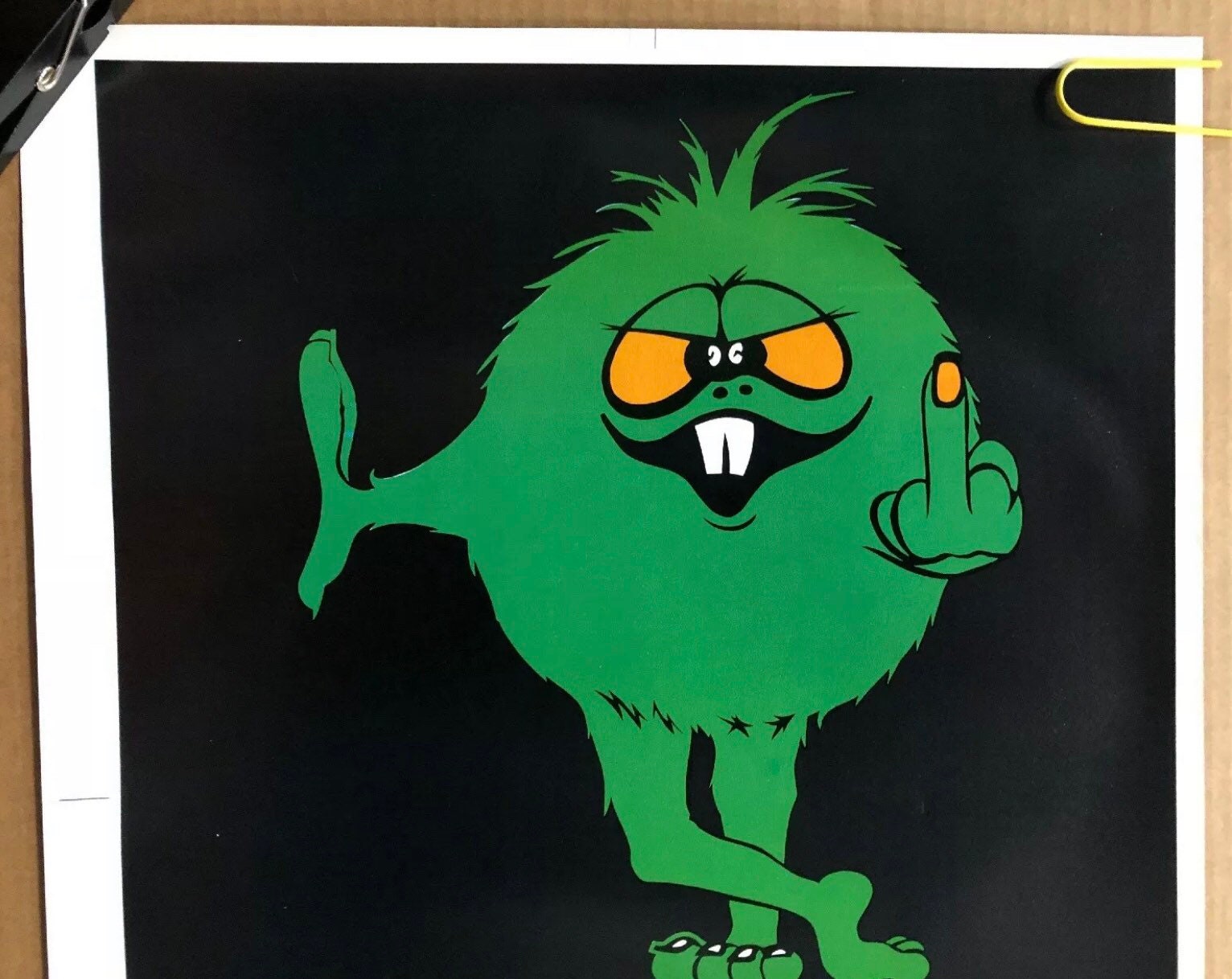 オリジナル ヴィンテージ ブラックライト ポスター This Ones For You