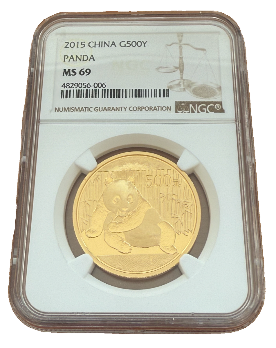 China 2015 Gold 1 oz 500 Yuan NGC MS69 Panda | eBay