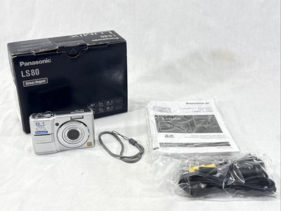 Panasonic LUMIX DMC-LS80 8.1MP Digital Camera - Silver for sale