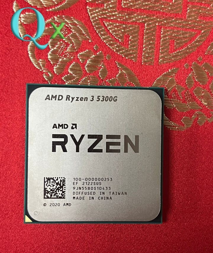 AMD Ryzen 3 5300G AM4 CPU Processor 4.0-4.2GHz Quad Core 8Thr 65W