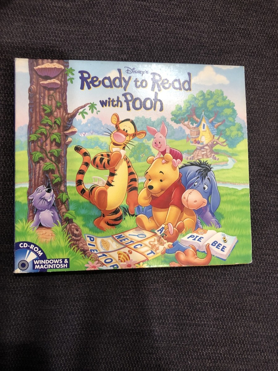 Vintage Disney's Ready To Read With Pooh Ages 3-6 (CD-ROM Windows