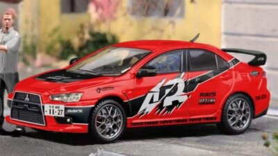 MITSUBISHI Lancer Evo X - Fast & Furious - red - FuJi 1:64 | eBay