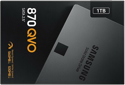 SamSung SSD 870 QVO 1TB 2TB 4TB 8TB Solid State Drive Internal