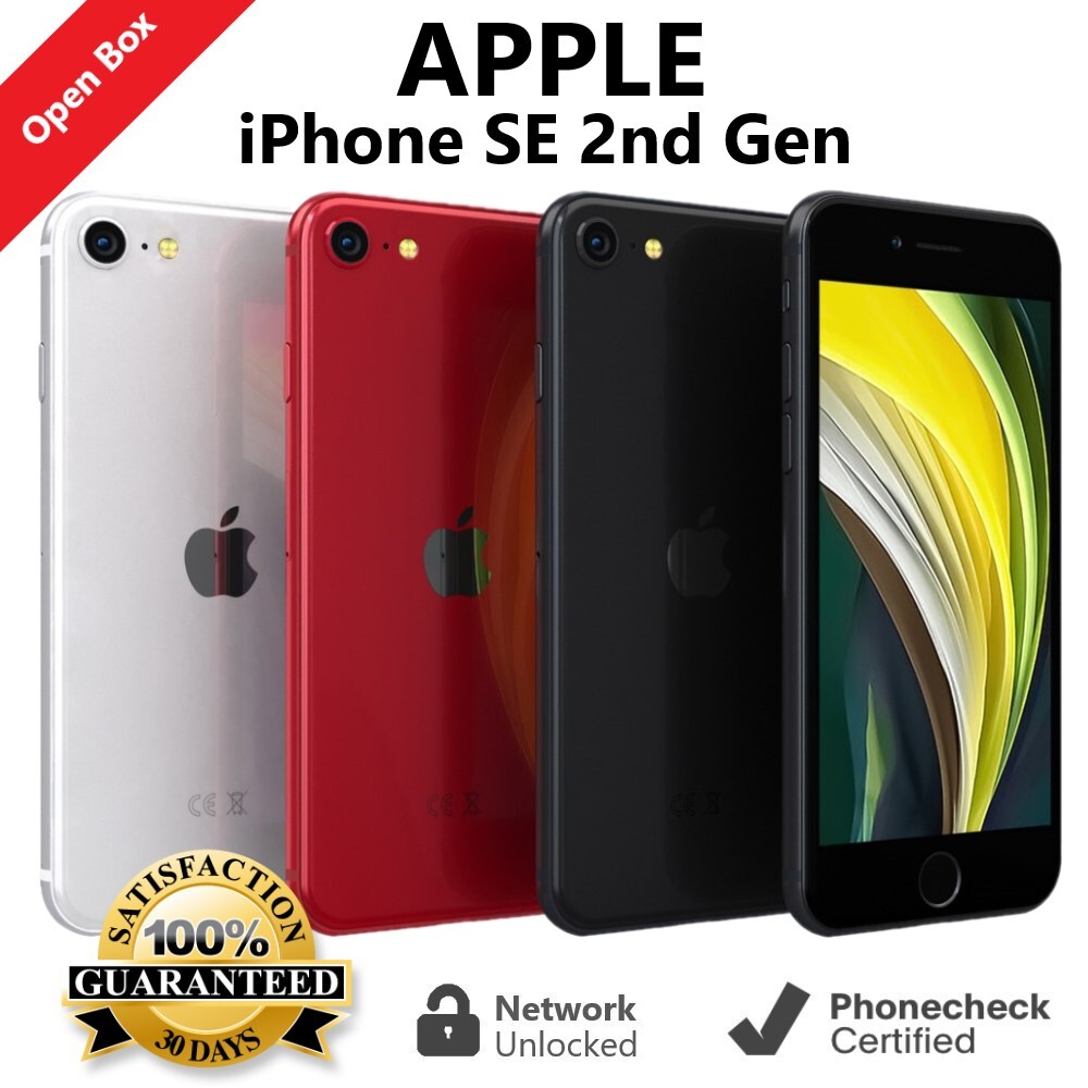 Apple iPhone SE 2nd Gen 64GB | 128GB | 256GB - A2275 (Unlocked