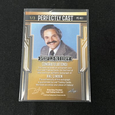 2023 LEAF POP CENTURY HAL LINDEN PERFECTLY CAST ORANGE WAVE AUTO 1