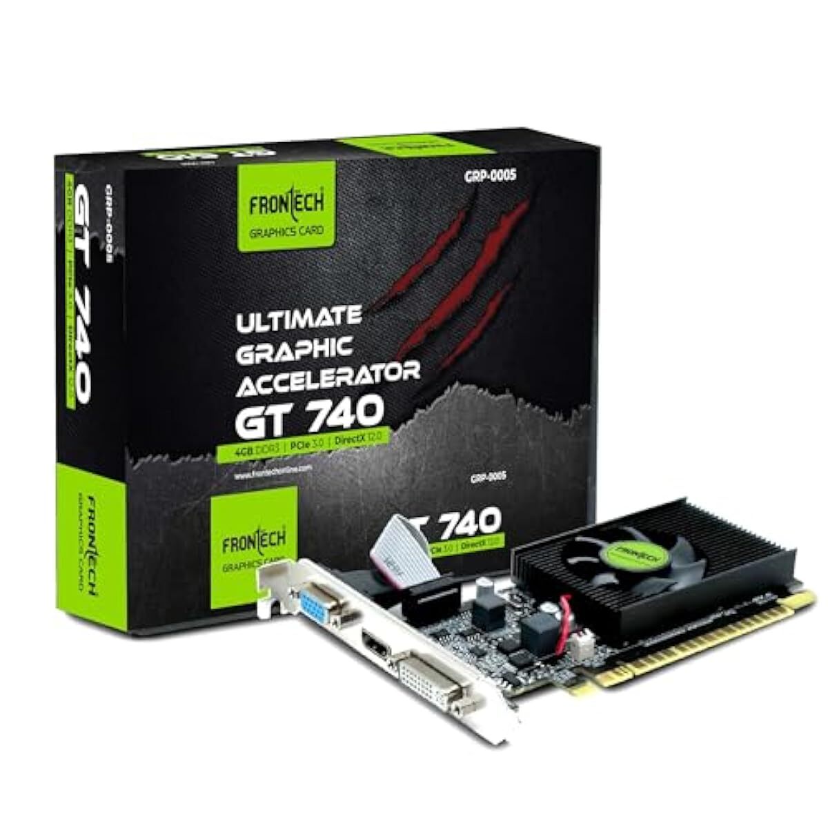 FRONTECH GT 740 Graphics Card with 4 GB DDR3 128 Bits PCIe 3.0