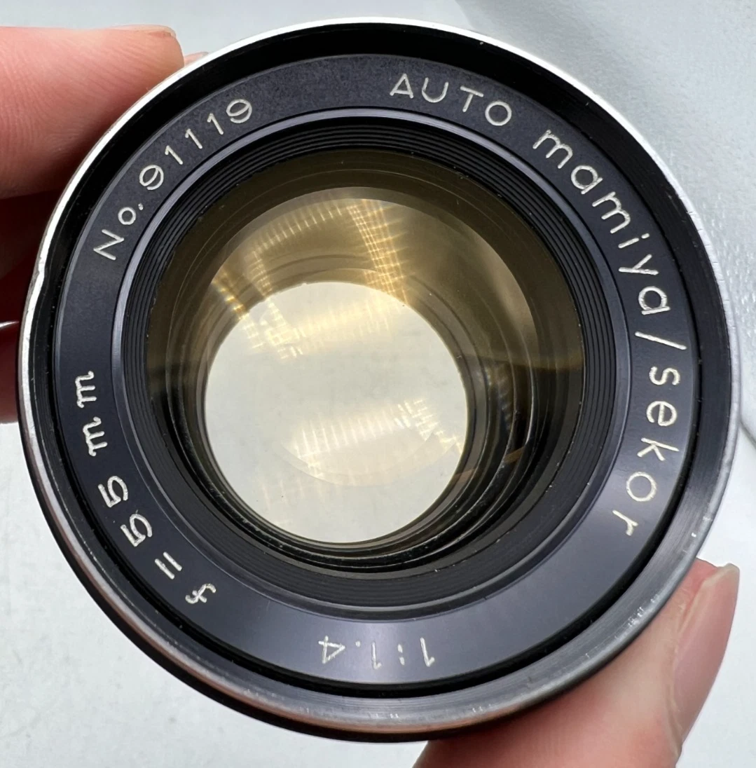 実用 純正ケース付 MAMIYA 135mm f2.8 m42マウント 実用 純正ケース付