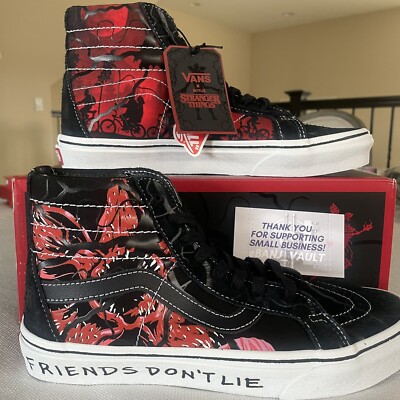 Vans Mens 9 Hi Reissue X Stranger Things Shoes Friends Don t Lie