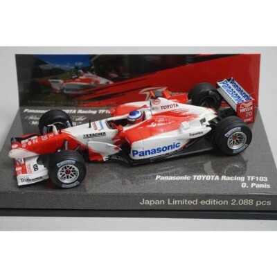 1:43 MINICHAMPS Panasonic Toyota Racing TF103 #20 O. Panis | eBay