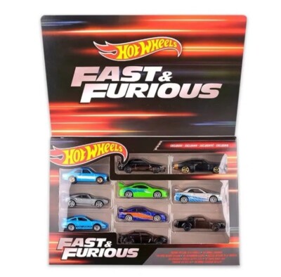 Hot Wheels HNT21 Fast & Furious Cars - Pack of 10 for sale online