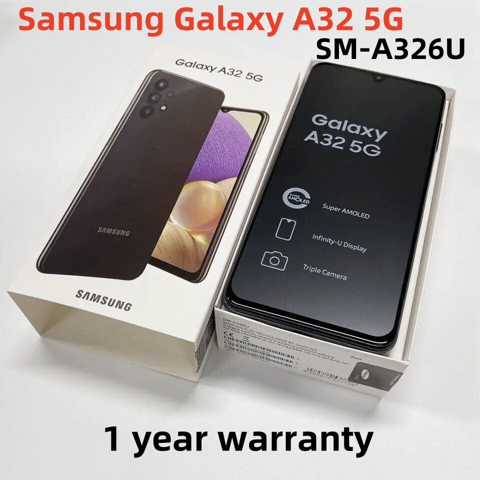 Samsung Galaxy A32 5G SM-A326U 64GB +4GB 48MP Unlocked Smartphone