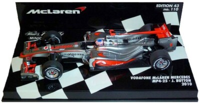 Minichamps McLaren MP4-25 #1 2010 - Jenson Button 1/43 Scale | eBay