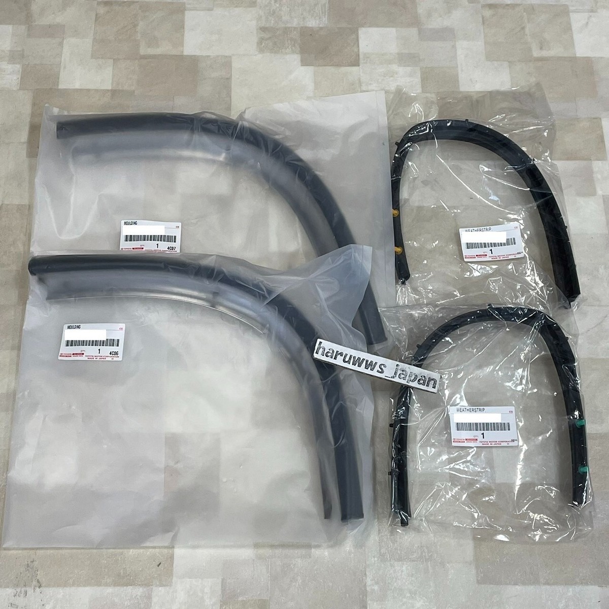 OEM TOYOTA 00-07 MR-S MR2 SPYDER ZZW30 for Soft Top Weatherstrip