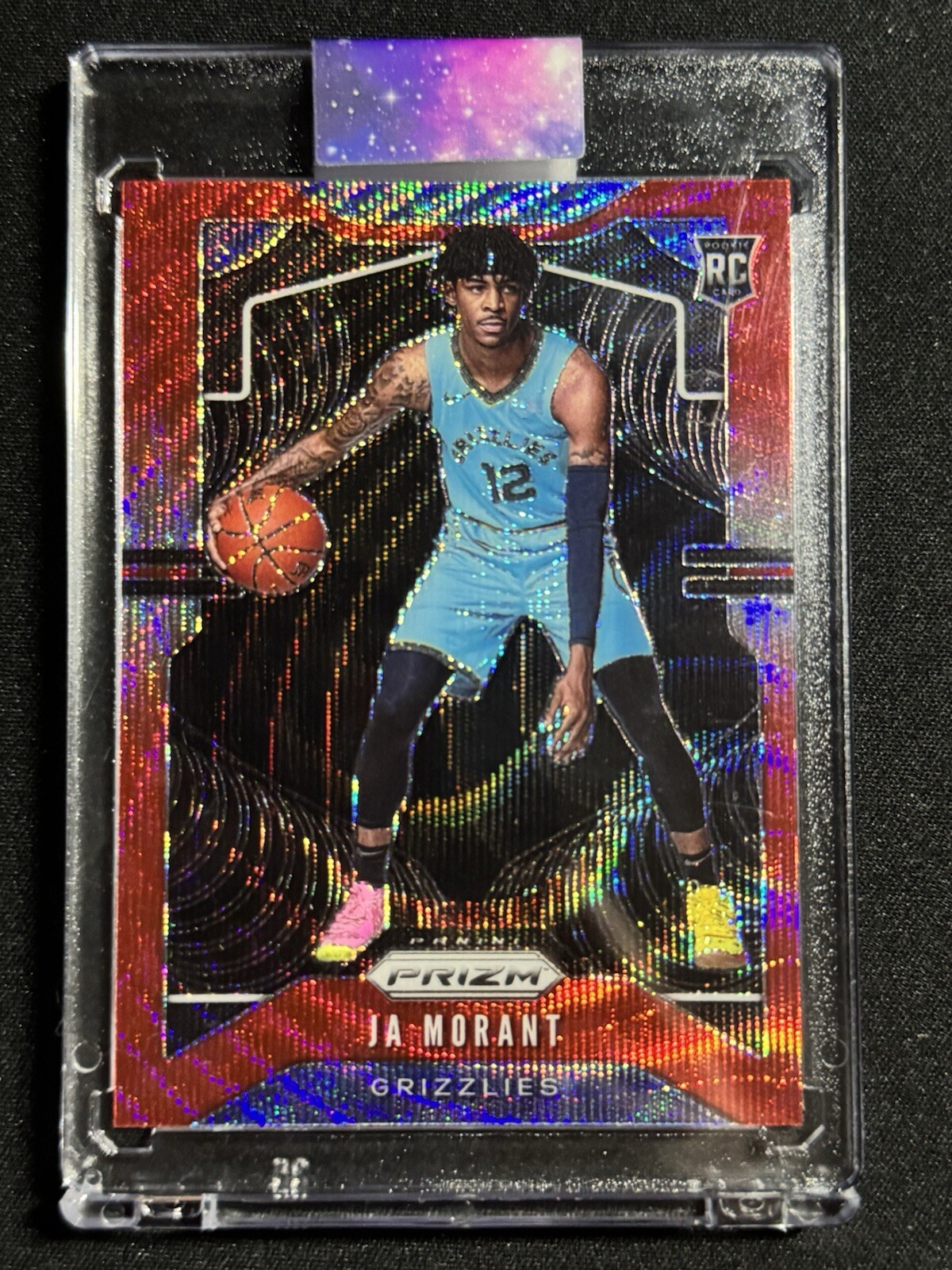 2019 Prizm Ja Morant Red Wave RC ルーキーカード 2019 Prizm Ja