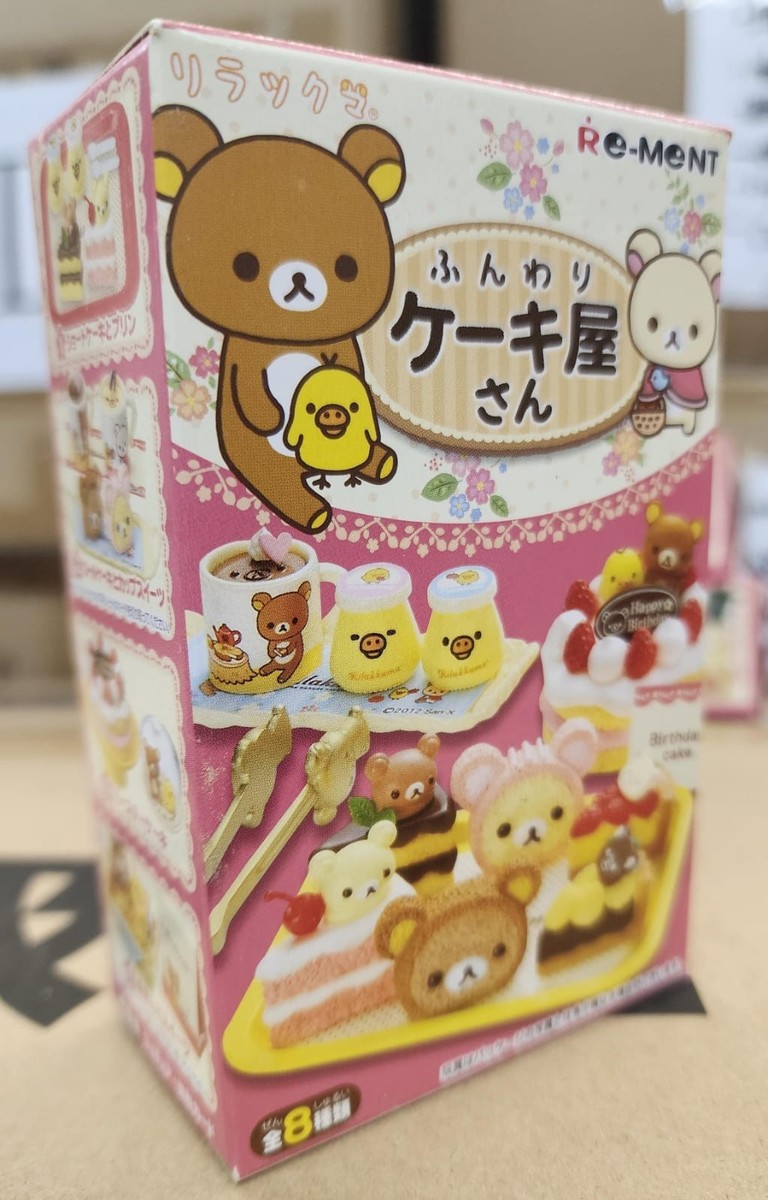 Re-Ment Miniatures Sanrio Rilakkuma Dessert Cake Bakery Set # 7
