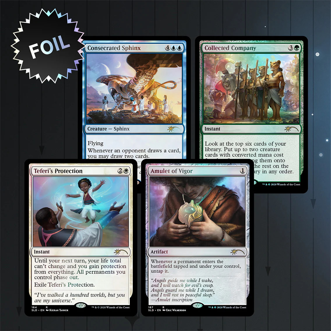 MTG 極楽鳥 Secret Lair FOIL 4枚セット EX+](FOIL)極楽鳥/Birds of