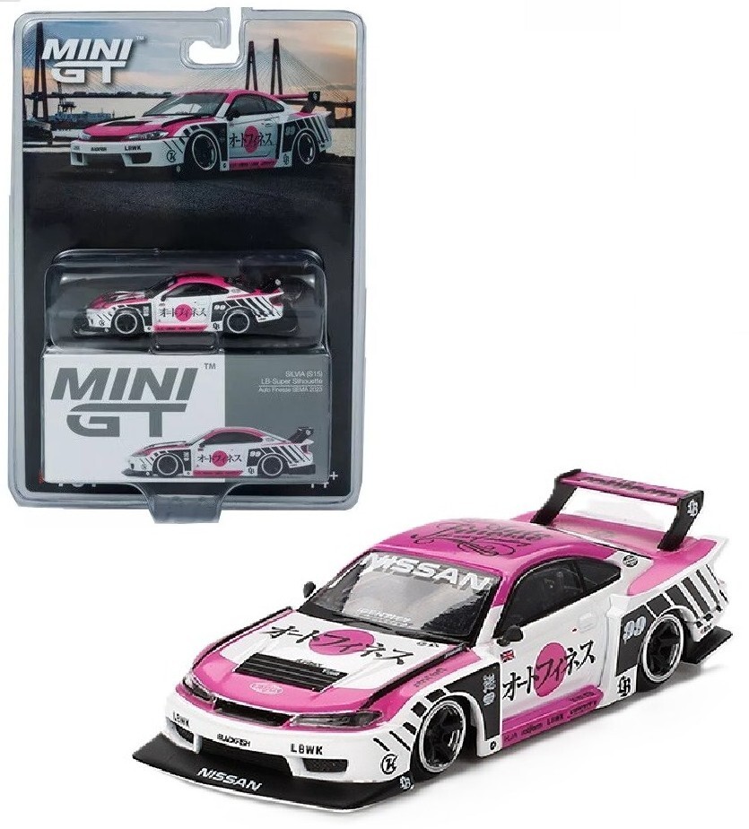 超レア MiniGT LB S15 Auto Finesse チェイス Mini GT 1:64 Nissan LB