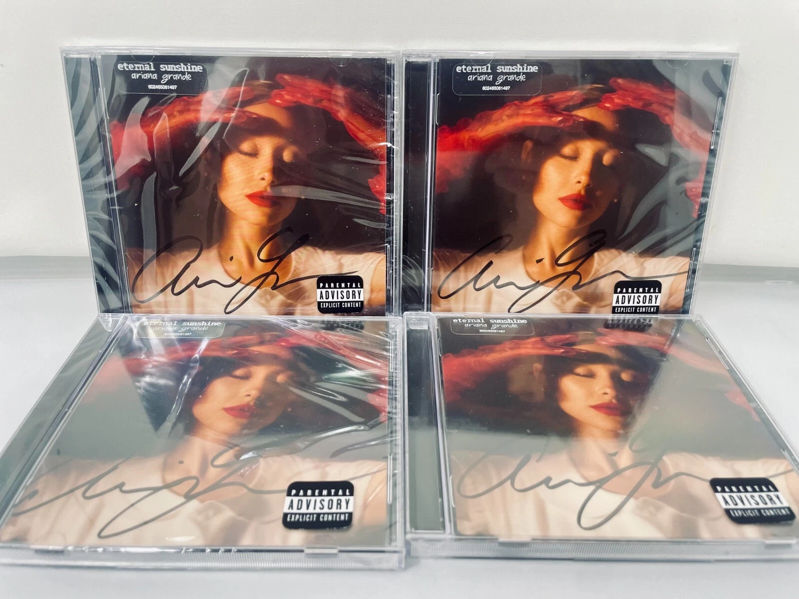 Rare Ariana Grande Eternal Sunshine Signed CD Full Signature | eBay