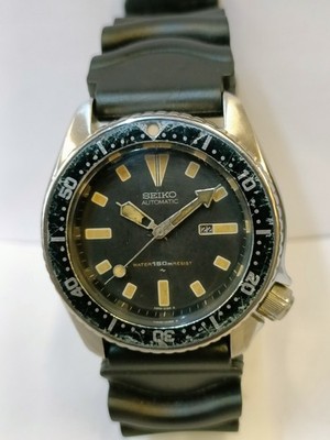 VINTAGE SEIKO AUTOMATIC PATINA BLACK DIAL 4205-0155 JAPAN UNISEX