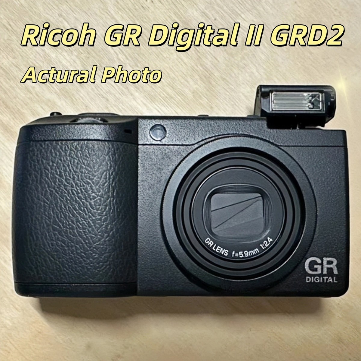 Ricoh GR Digital II GRD2 Compact Digital Camera Built-in Flash