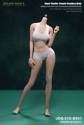 JIAOU DOLL JOQ-21D 1/6 BS01 Female Body Flexible Seamless Long