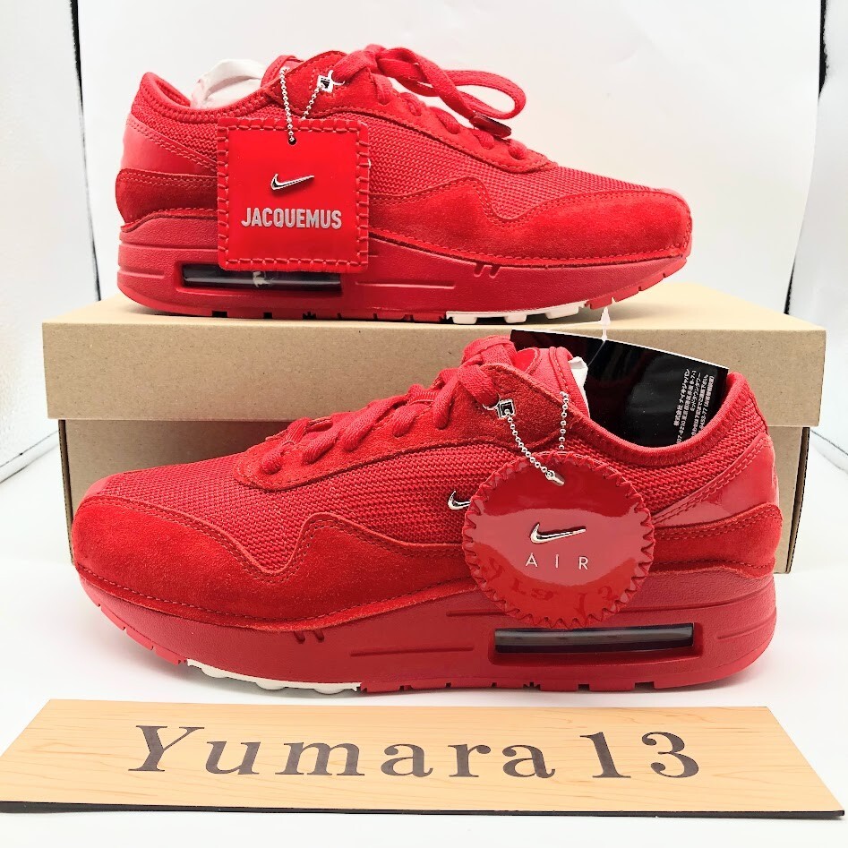 Jacquemus × Nike WMNS Air Max 1 SP University Red HM6690-600
