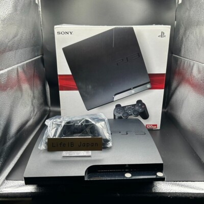 Sony PlayStation 3 120GB Charcoal Black CECH-2000A Console PS3 JP