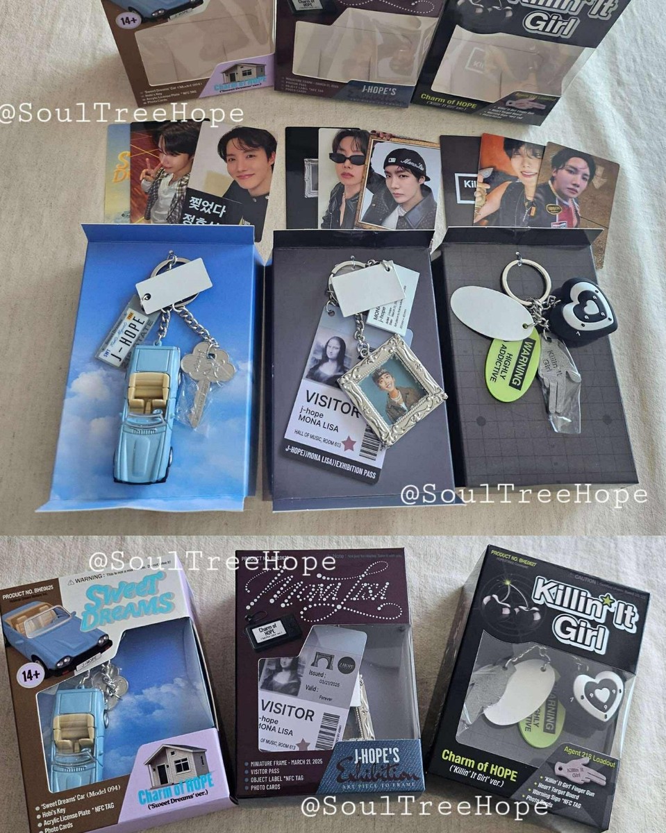 BTS J-HOPE CHARM OF HOPE NFC KEYRING PHOTOCARD OFFICIAL | eBay