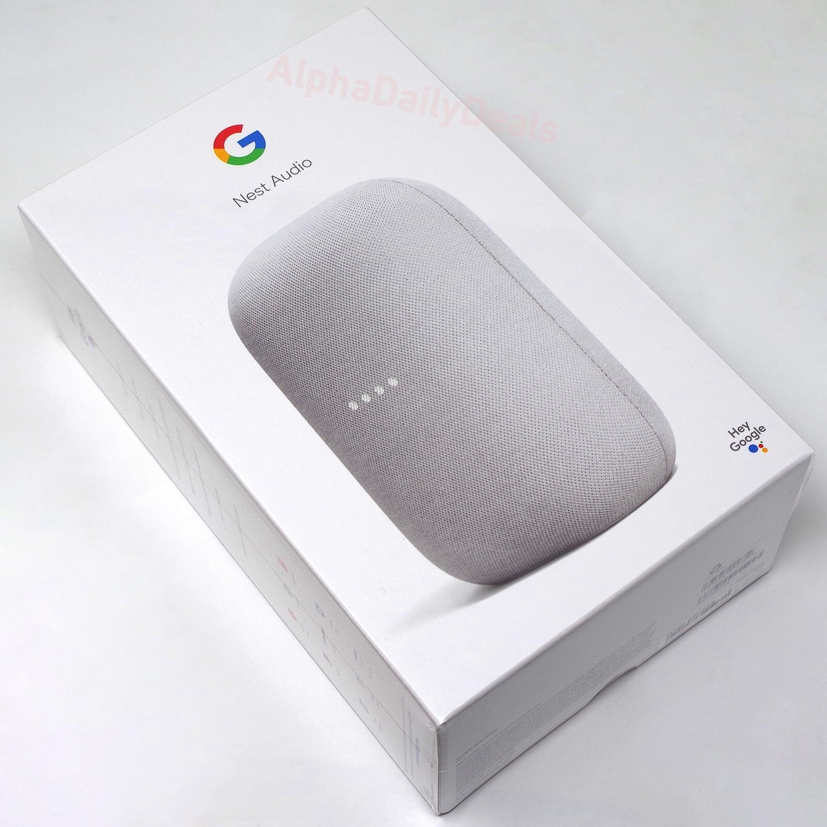 NEW Google Nest Audio Smart Stereo Speaker Voice Assistant Chalk