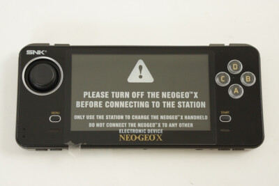 NEO GEO X GOLD CONSOLE GOOD Handheld System with Arcade Stick 20