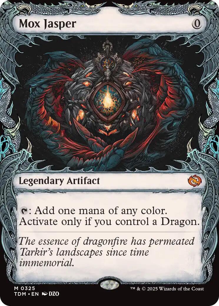 Mox Jasper (Showcase) Tarkir: Dragonstorm Foil for sale online | eBay