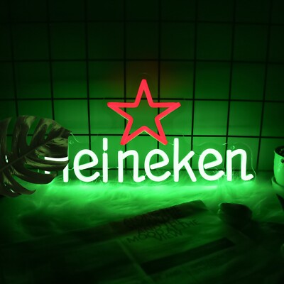New Heineken sign Illuminated led for man cave neon sign light