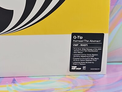 Q-Tip - Kamaal/The Abstract (Record) New Sealed, Yellow/Black