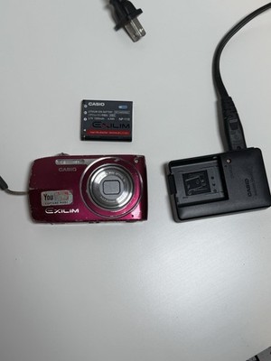 Casio Exilim EX-Z2000 Pink Compact Digital Camera Used, Paint Wear