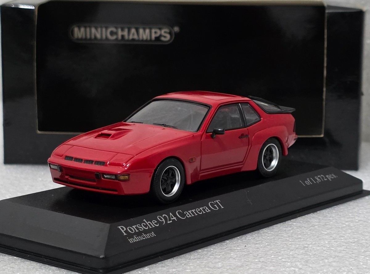 Porsche 924 GT 1981 Red 1:43 Minichamps 400066120 Limited Diecast