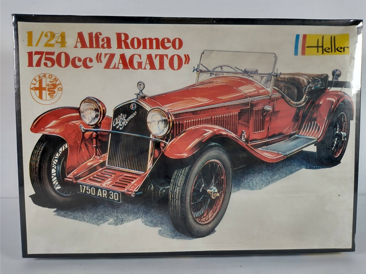 Alfa Romeo 1750cc Zagato Heller 1:24 Model Kit # 715 Sealed Box | eBay