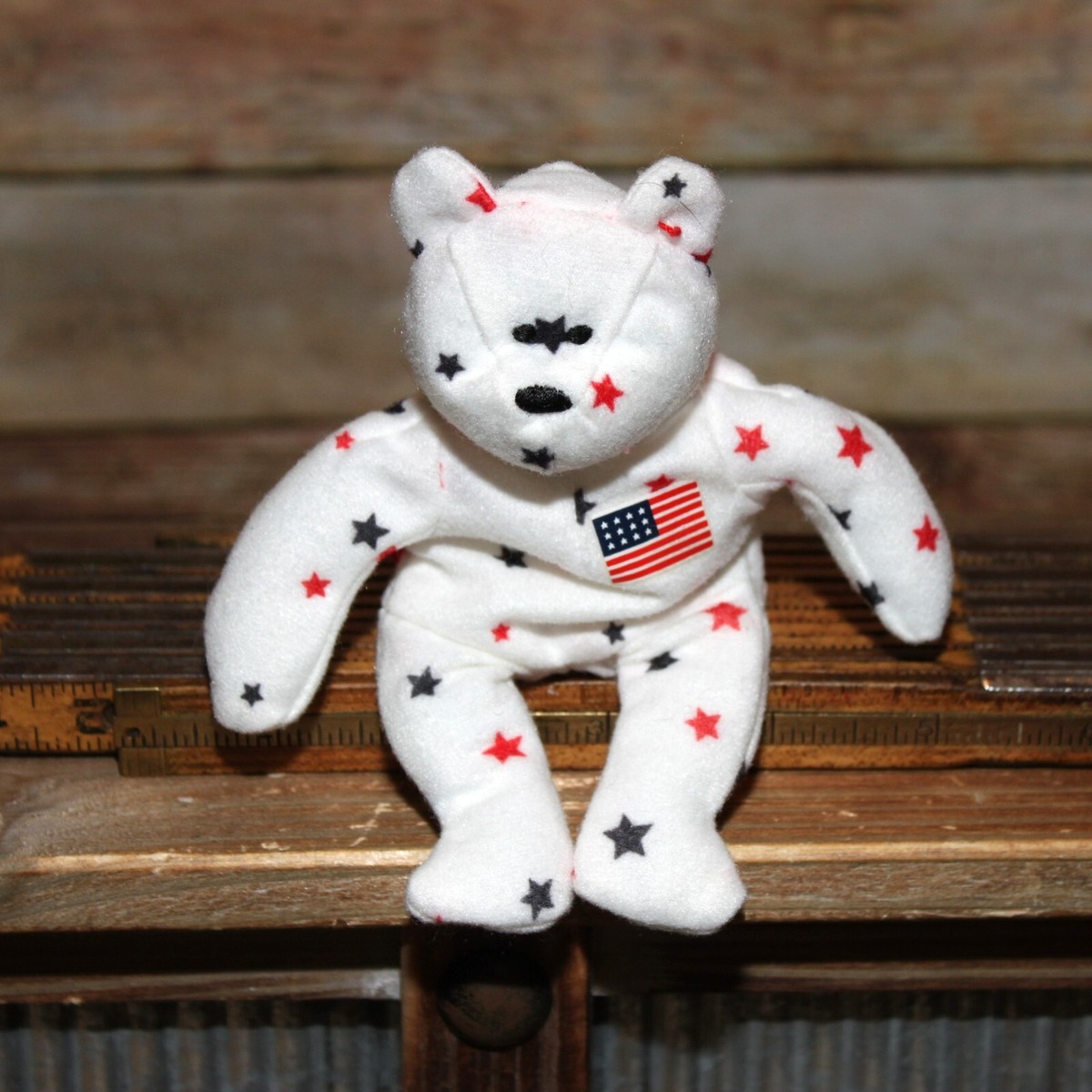 McDonald's Ty Beanie Babies Glory the USA Bear 1993 | eBay