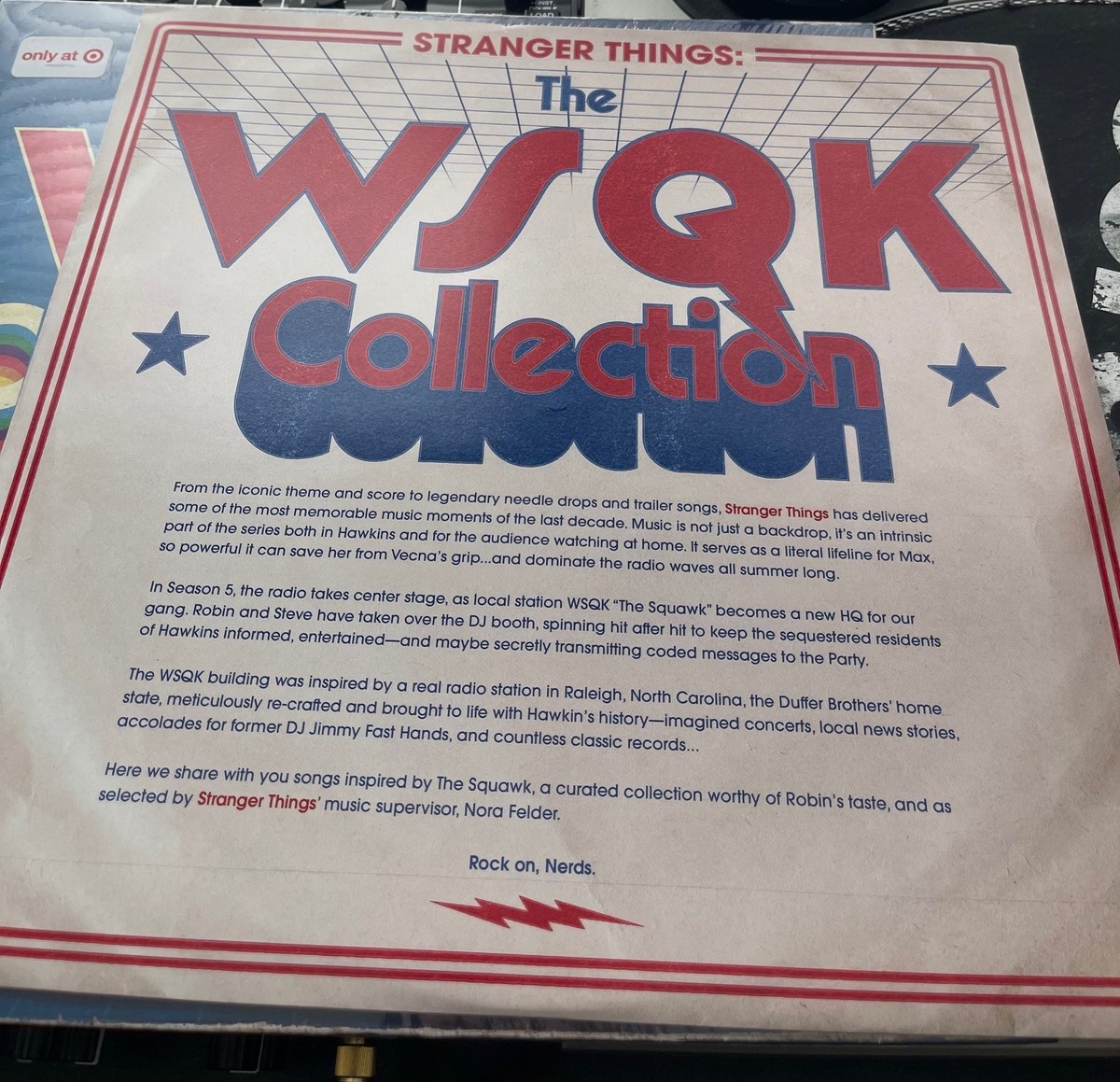 Stranger Things: The WSQK Collection RED VINYL SEALED INC POSTER +