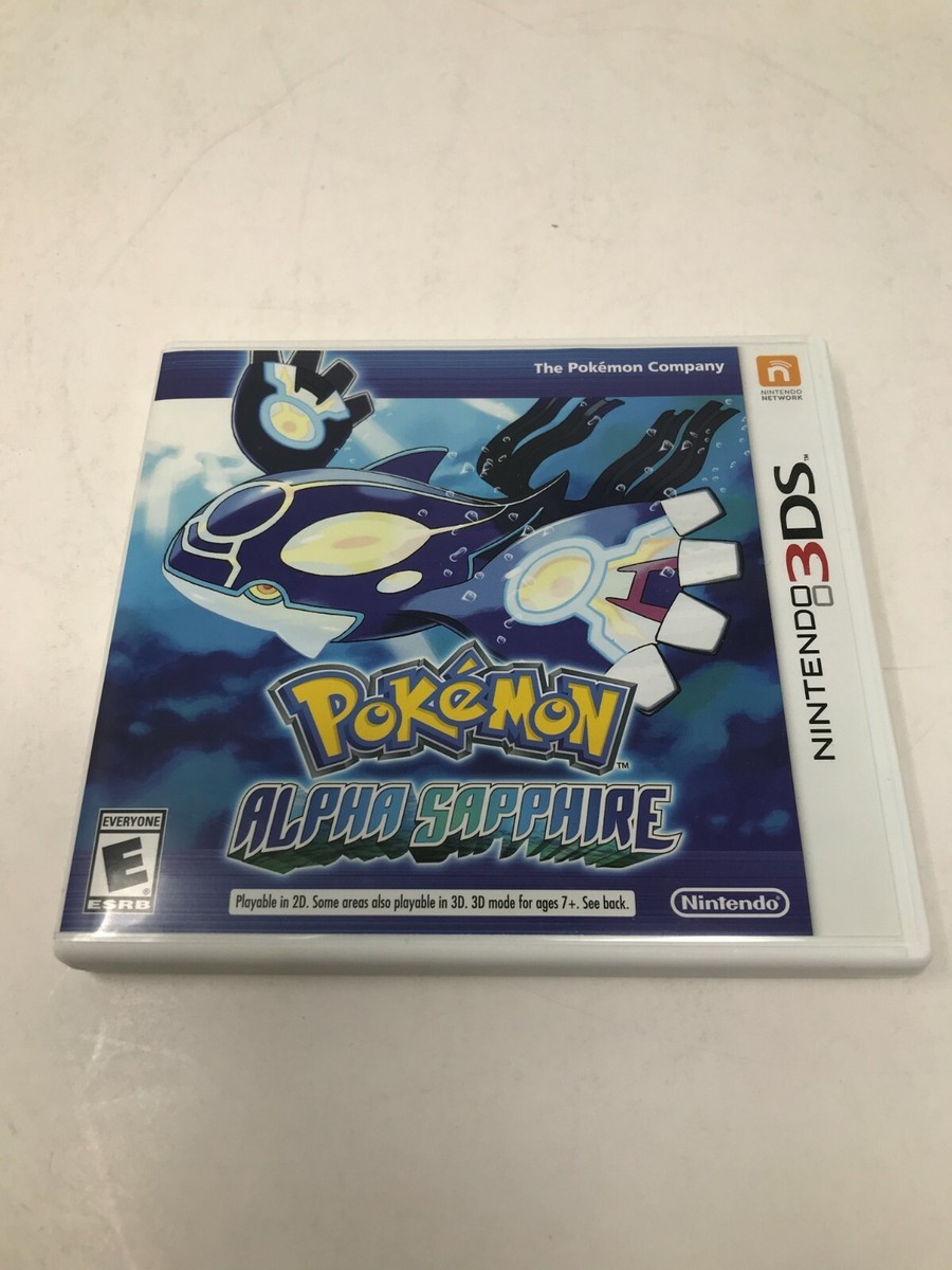 Case and Manual Only NO GAME Pokemon Alpha Sapphire Nintendo 3DS