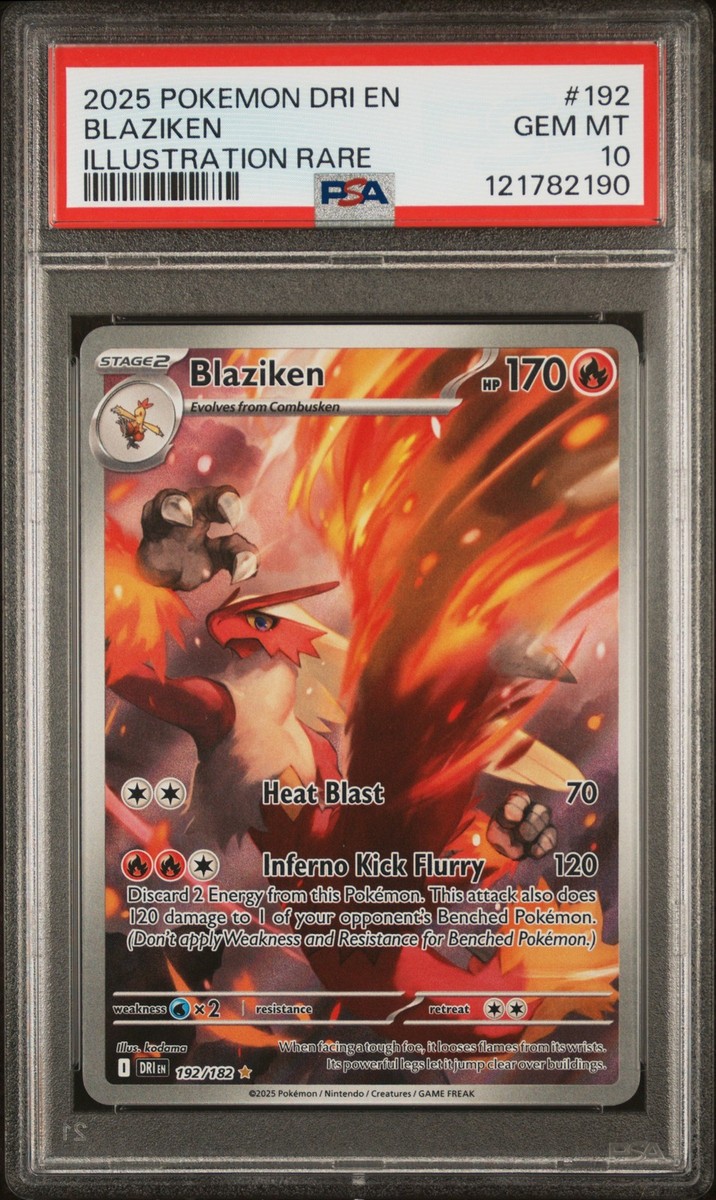 2025 POKEMON DRI EN-DESTINED RIVALS ILLUSTRATION RARE #192
