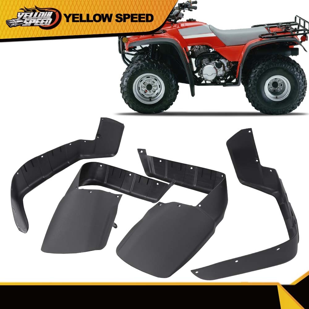 4X Fender Flaps Flare Mud Guard Fit For 96-00 Honda FourTrax 300
