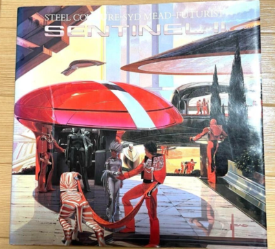 Syd Mead Sentinel Steel Couture Futurist Art Book from Japan Used