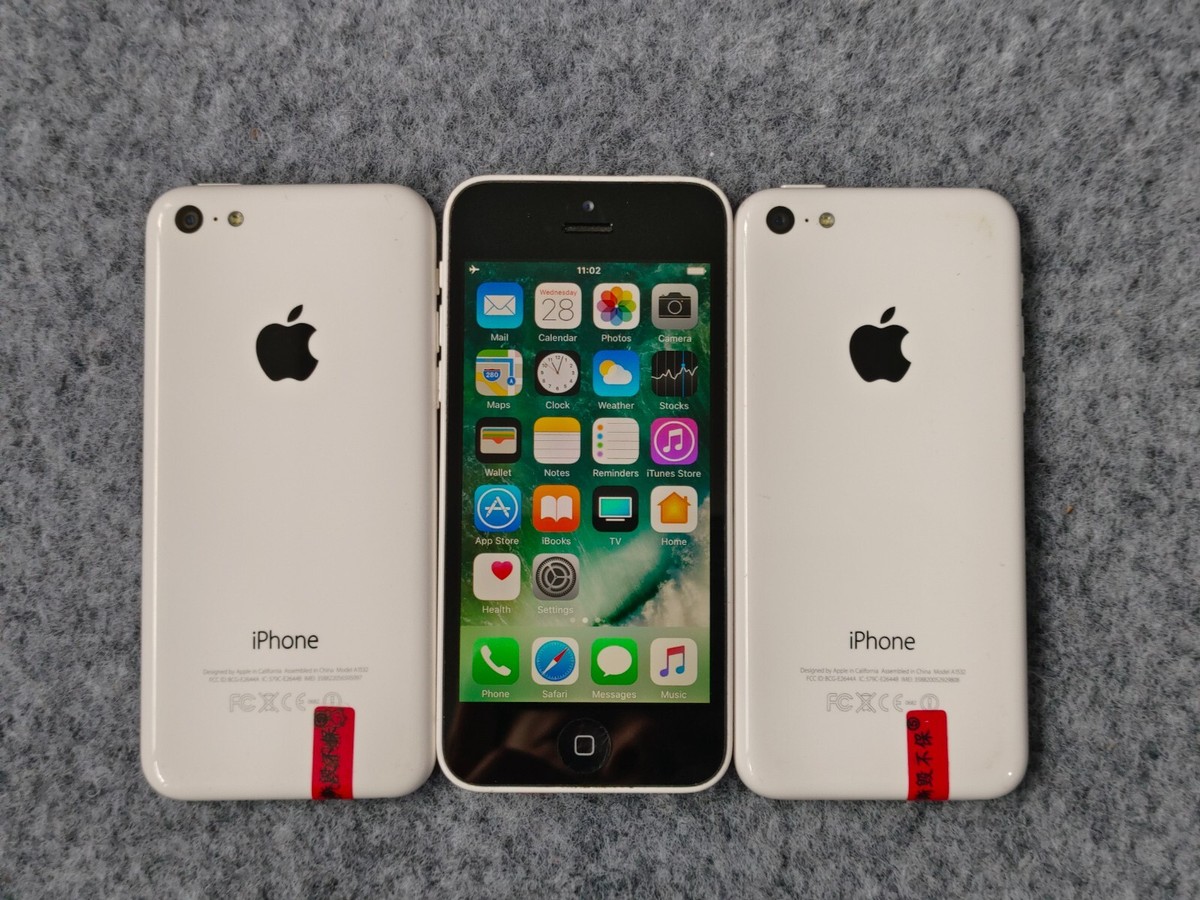 90% N EW Apple iPhone 5c White 8-16-32GB Factory UNLOCKED for any