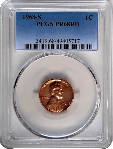1968 S Lincoln Memorial Cent PCGS MS 65 RD 45574191 | eBay