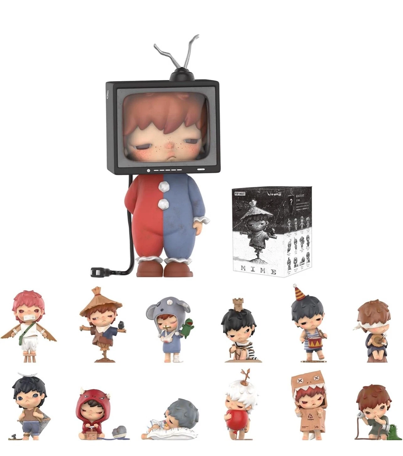 POP MART x Hirono Mime Series Confirmed Figure Toy Sealed Bag in