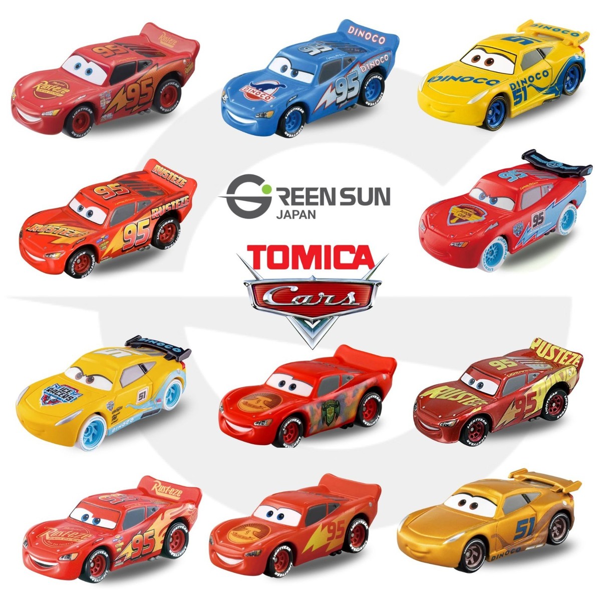 Takara Tomy Tomica Disney Pixar CARS 40-Car Complete Collector's