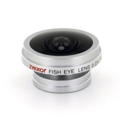 Zykkor Magnetic Fisheye 0.2X Wide 180 degr Lens for Digital Camera