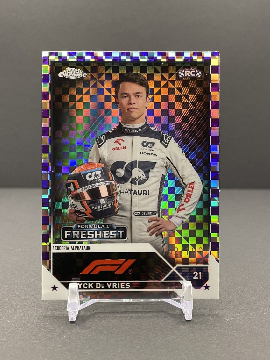 レア）F1 アルファタウリNyck de Vries 2023 1:5 限定版 2023 Topps