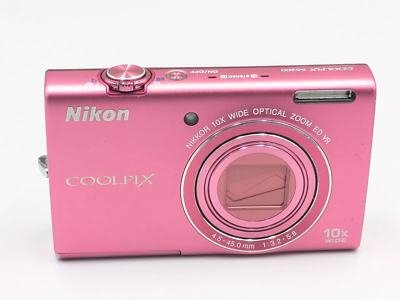 Nikon Coolpix S6200 16 MP Digital Camera 10x Optical w/battery